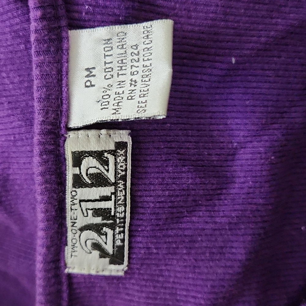 Two One Two New York 🌃 Purple Tank Top - Picture 2 of 2